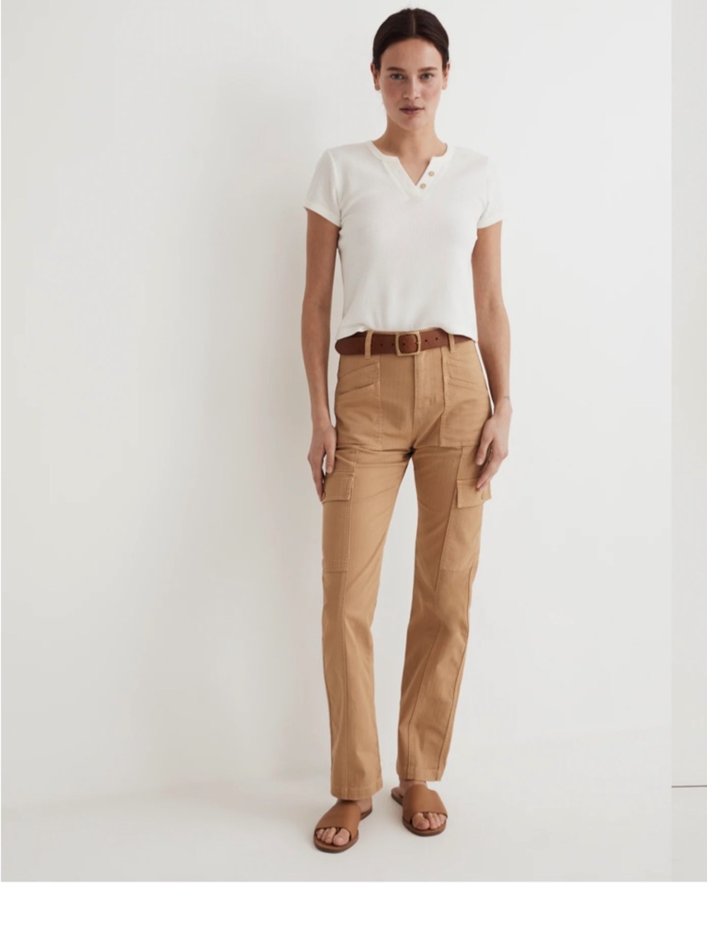 Madewell The Garment-Dyed '90s Straight Cargo Pant Size 30